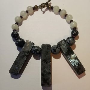 Handmade Stone Bead Bracelet